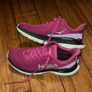 Hoka Women's Athletic Running Shoes in Magenta